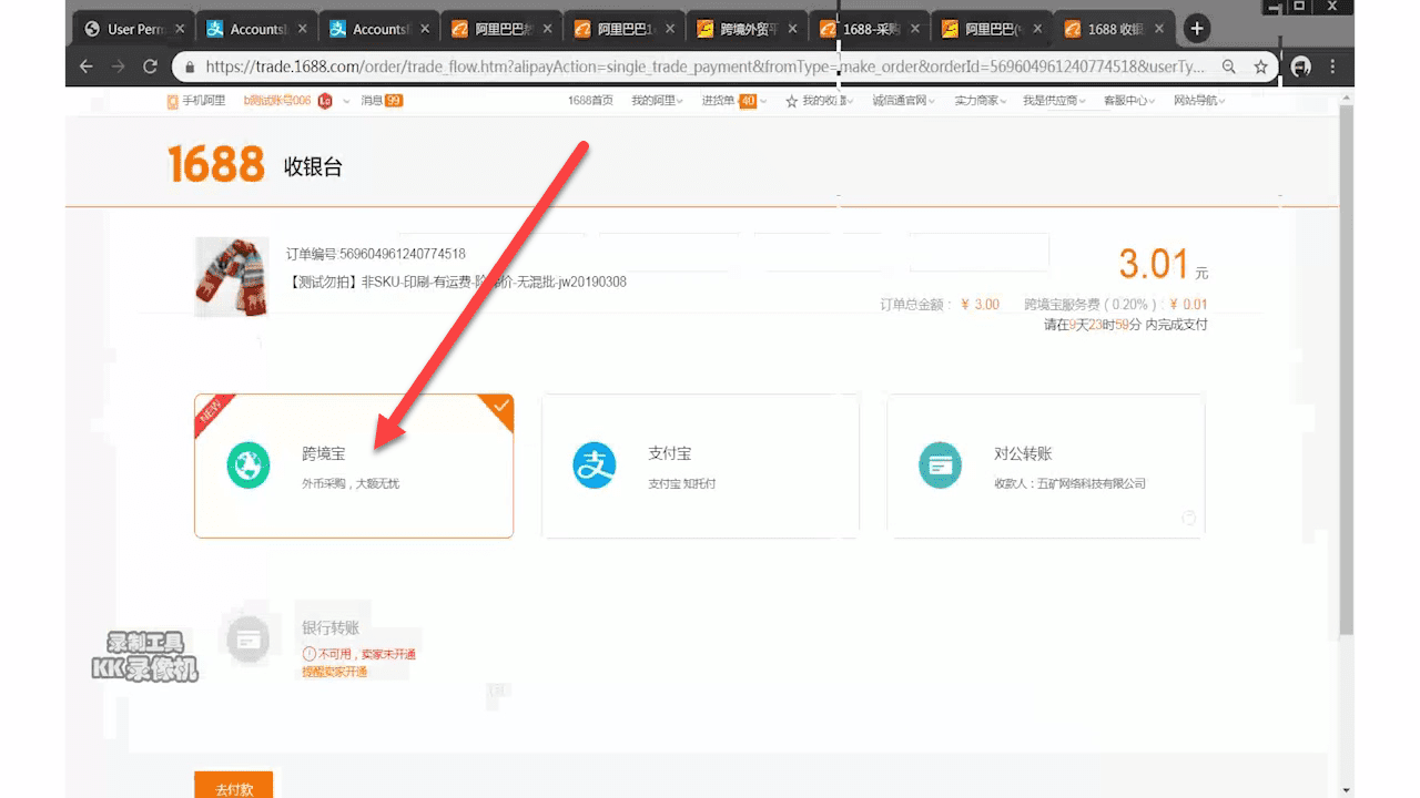 Stepsofusing1688cross borderPay3